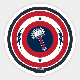 Caps hammer shield Sticker